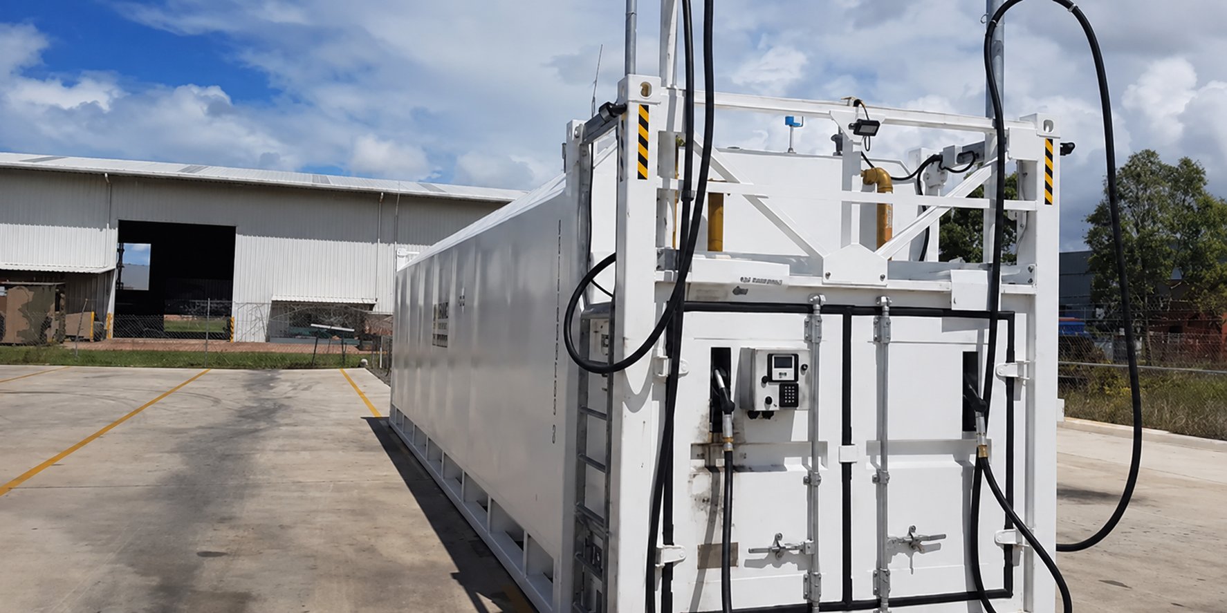 UL 142 double-wall aboveground storage tank installed at a Washington industrial site with secondary containment